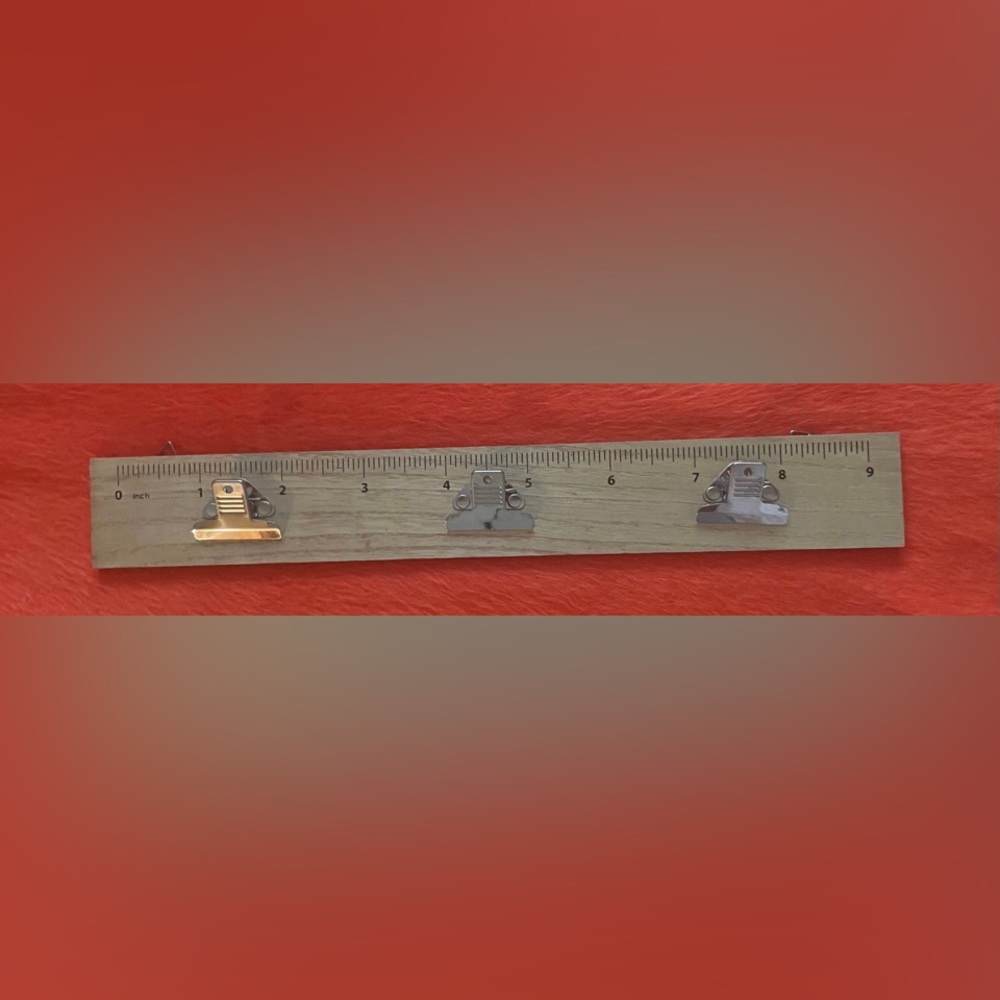 Photo Or Note display ruler 3 clips